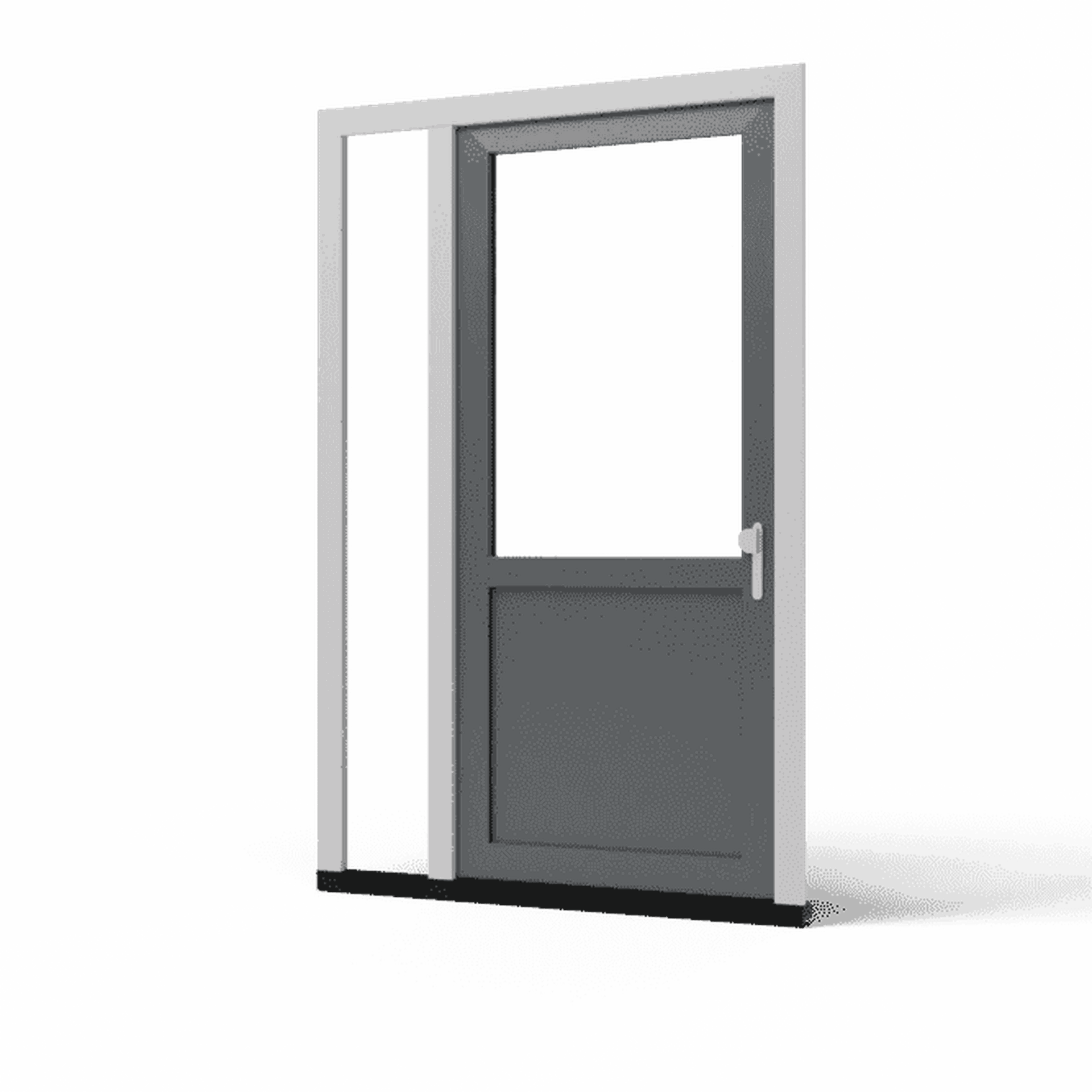 Voordeur TK01 met zijlicht links binnendraaiend - kunststof