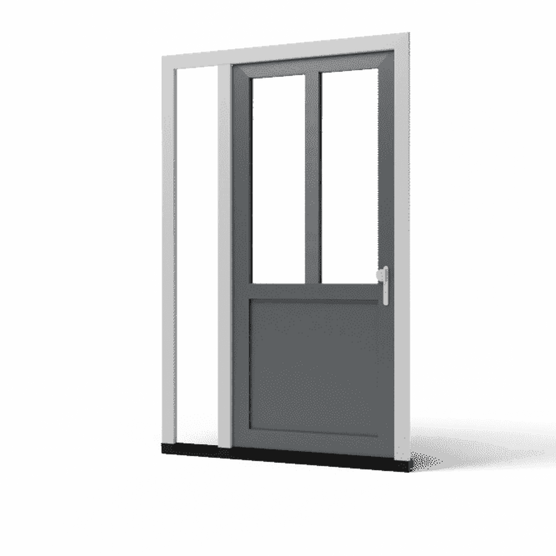 Voordeur TK03 met zijlicht links binnendraaiend - kunststof