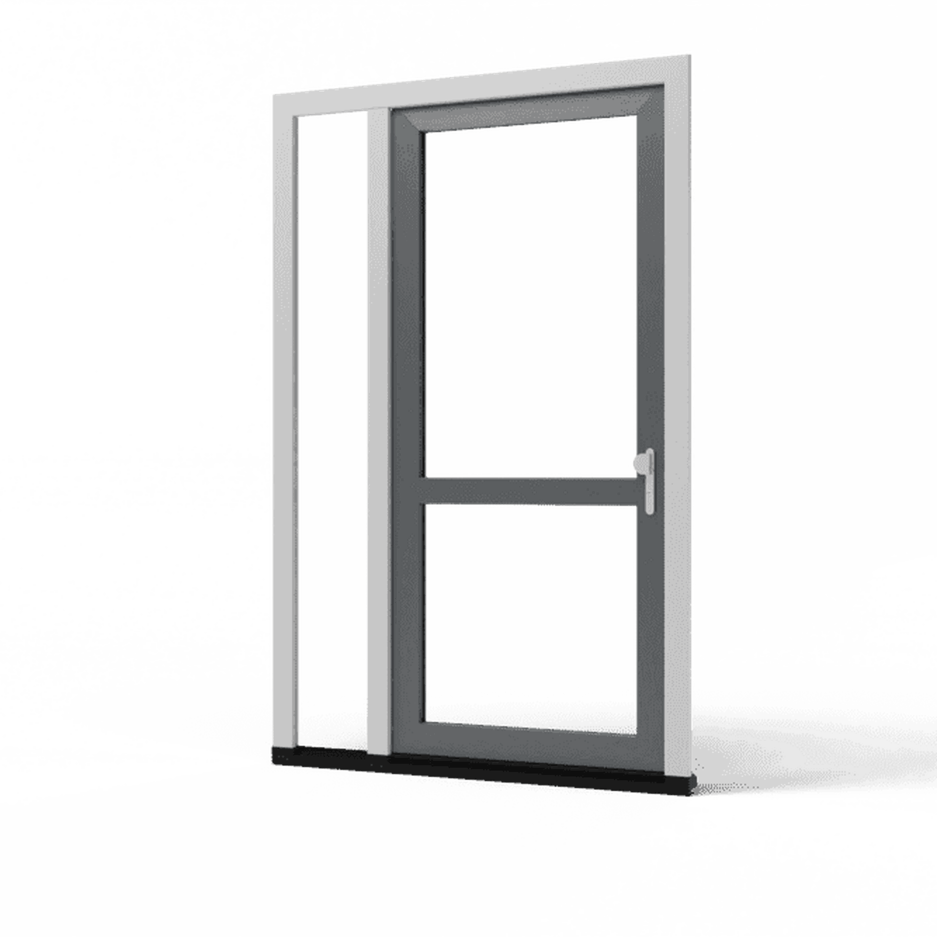 Voordeur TK02 met zijlicht links binnendraaiend - kunststof