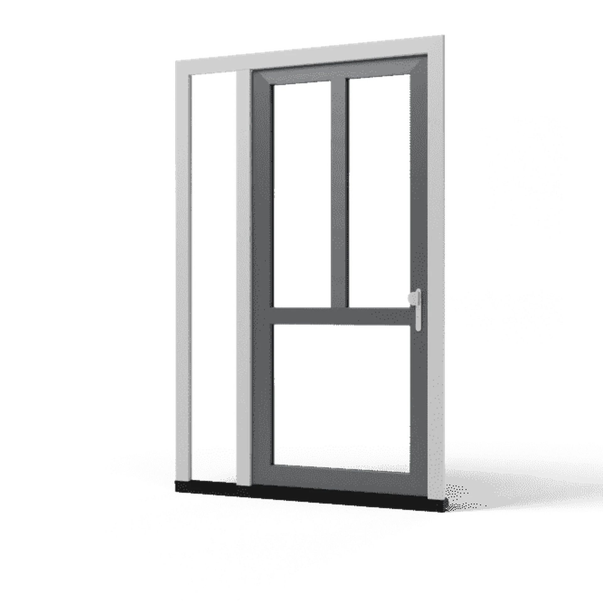 Voordeur TK04 met zijlicht links binnendraaiend - kunststof