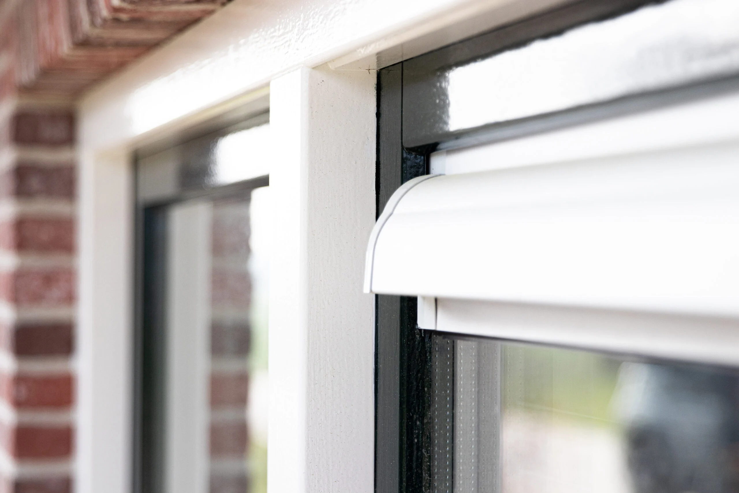 Draaikiepraam (links) en vast glas | 2 vakken | hout