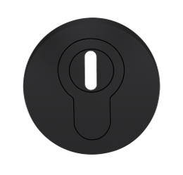 Rozet met kerntrekbeveiliging zwart