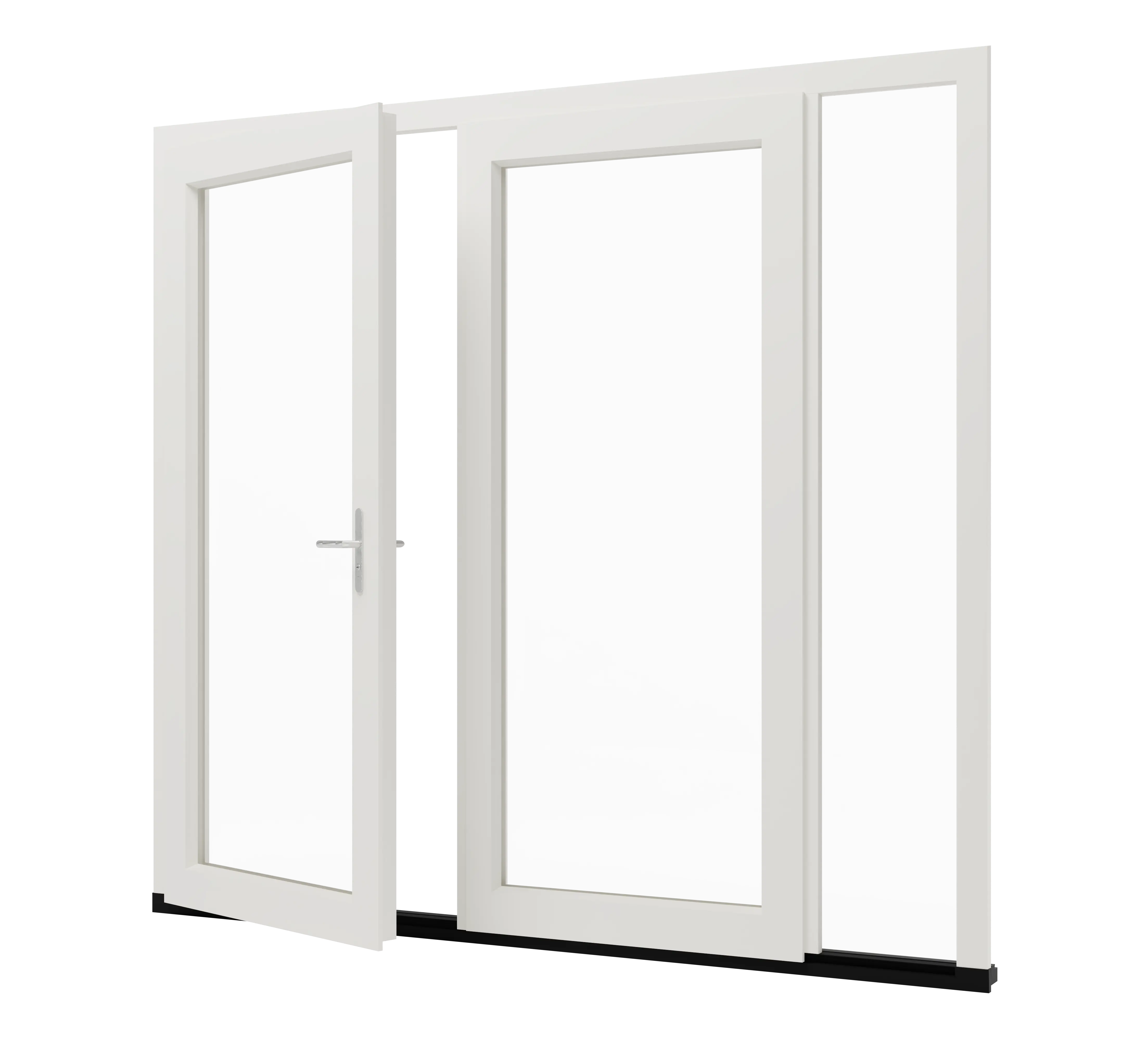Tuindeur (stolp) - met zijlicht rechts