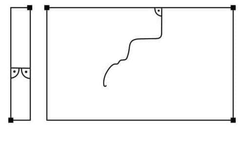 Schematische weergave van een thermisch normale breuk met warmtegeleiding en isolatielijnen – Toelevering Online