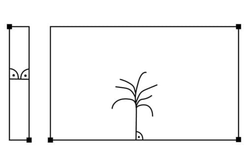 Technische afbeelding van een thermische palmbreuk met afwijkende warmtegeleiding in wand- of gevelaansluiting – Toelevering Online
