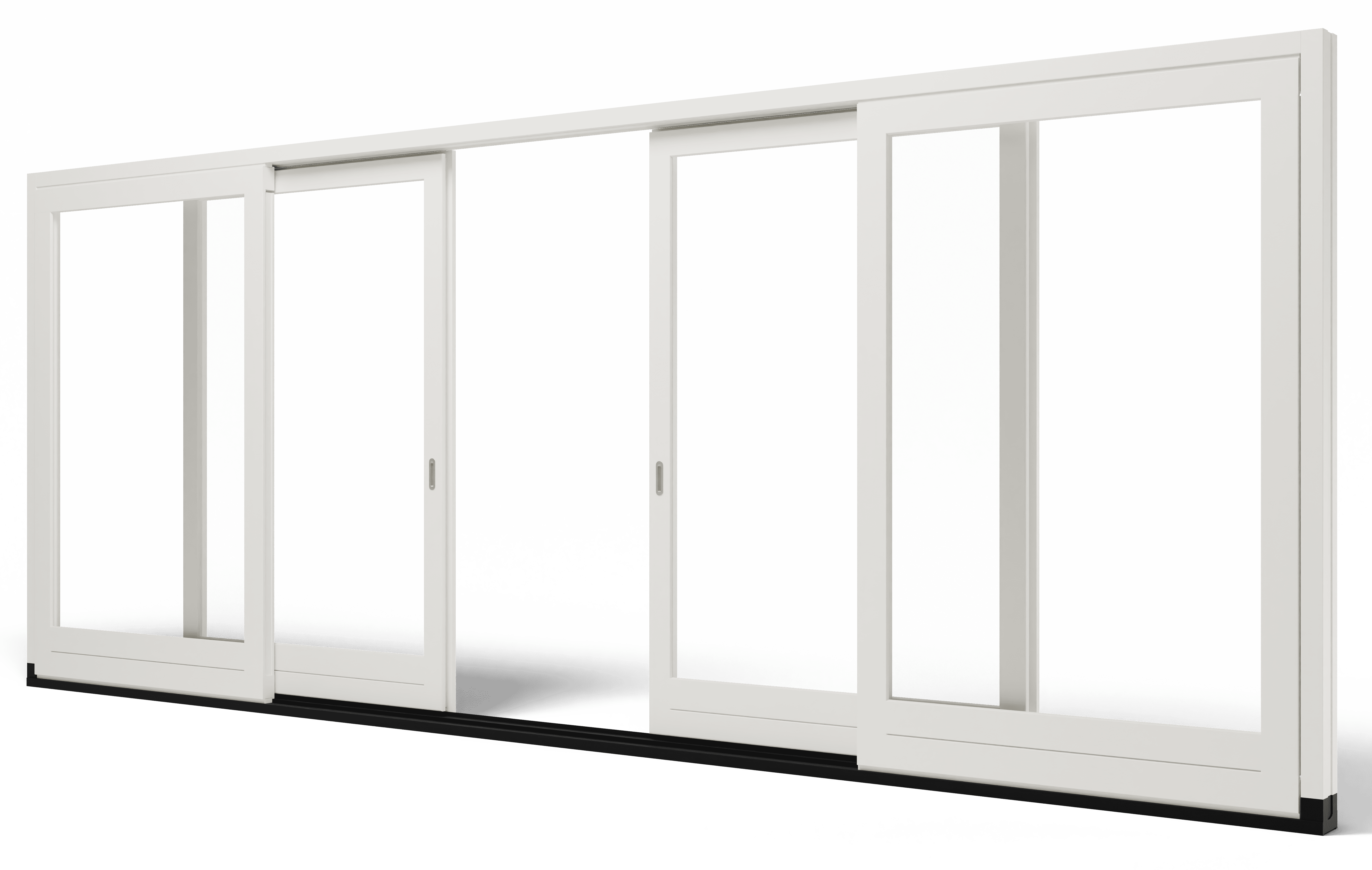 4-delige hefschuifpui | hout