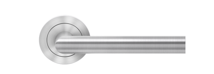 Rozet met kerntrekbeveiliging RVS