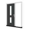 Houten voordeur TH04 met zijlicht rechts