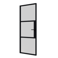 Aluminium binnendeur TBA01 | rookglas