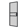 Aluminium binnendeur TBA02 | rookglas